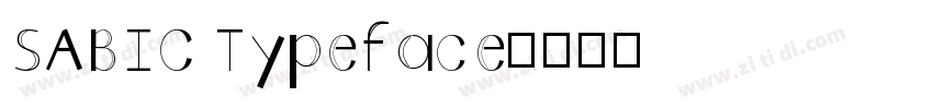 SABIC Typeface字体转换